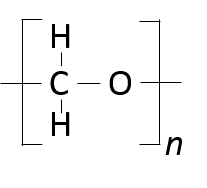 Allgemeine Struktur von Polyoxymethylen